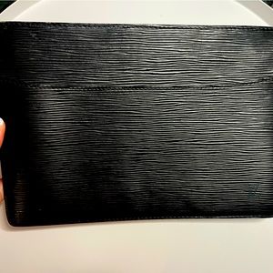 Louis Vuitton Epi Pochette Homme Black
